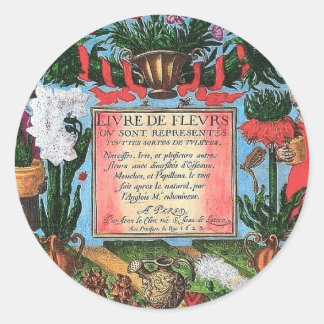 Adesivo Ilustração Botânica Francesa