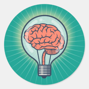 Adesivo Ilustração Brainy da ampola