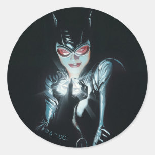 Adesivo Ilustração da Capa de Batman Catwoman Faces of Evi