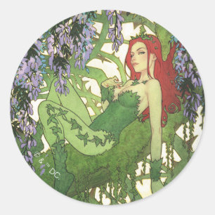 Adesivo Ilustração da Capa do Batman Rebirth Poison Ivy