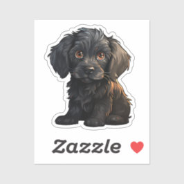 Adesivo Ilustração de cão de desenho animado