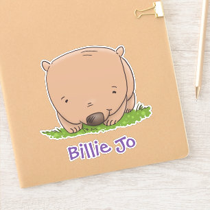Adesivo Ilustração de desenho animado de babás bonitinh