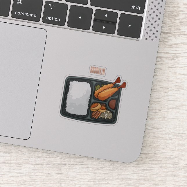 Adesivo Ilustração de desenho animado de bento (Detalhe)