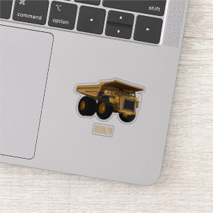 Adesivo Ilustração de desenho animado de caminhão Haul