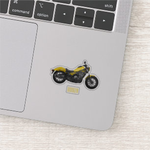 Adesivo Ilustração de desenho animado de motociclo cruzado