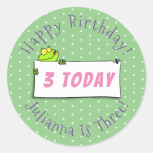 Adesivo Ilustração de desenho animado de sinal verde de 