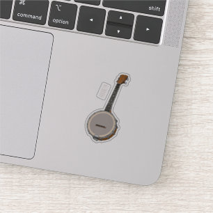 Adesivo Ilustração de desenho animado do Banjo