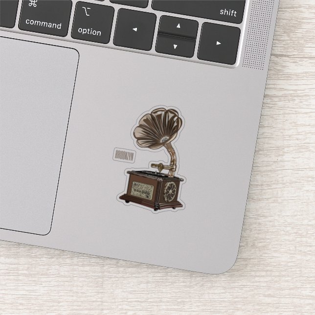 Adesivo Ilustração de desenho animado girável (Detalhe)