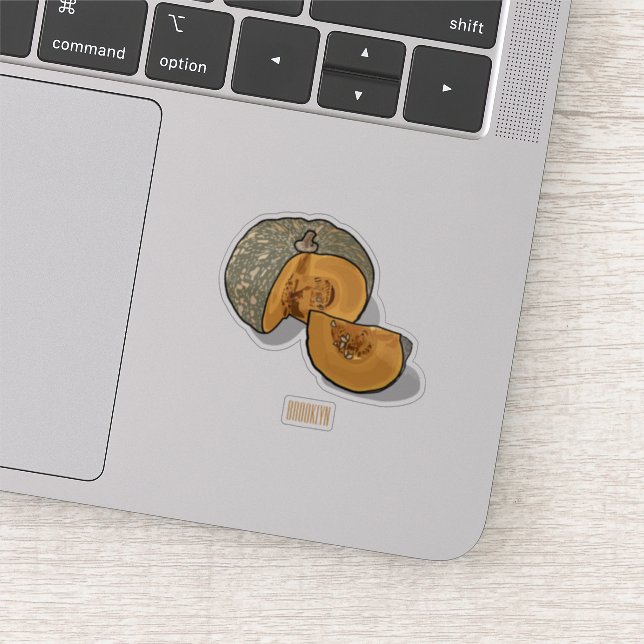 Adesivo Ilustração de desenho de abóbora (Detalhe)