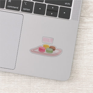 Adesivo Ilustração de desenho de Macaron