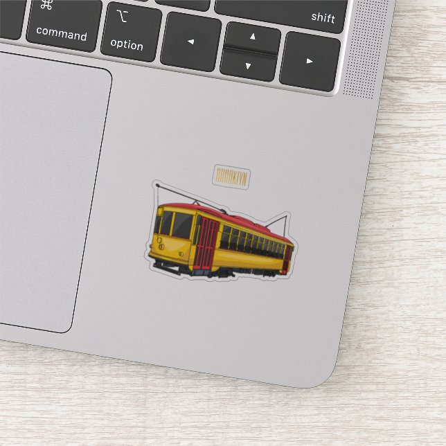 Adesivo Ilustração de desenho do carrinho de Mata (Detalhe)