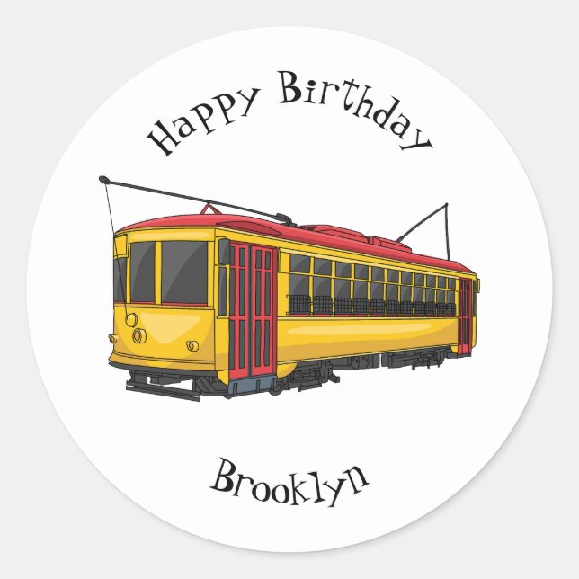 Adesivo Ilustração de desenho do carrinho de Mata (Frente)