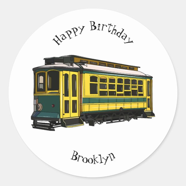 Adesivo Ilustração de desenho do carrinho de Mata (Frente)