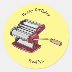 Adesivo Ilustração de desenho do fabricante de massas