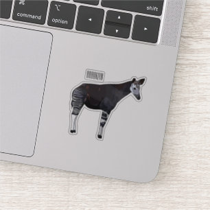 Adesivo Ilustração de desenho em Okapi