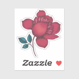 Adesivo Ilustração de design de índio - Viva Magenta