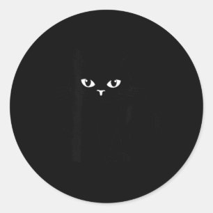 Adesivo Ilustração de Gato Preto de Halloween para Criança
