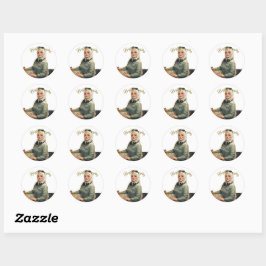 Adesivo Ilustração de retrato personalizado