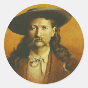 Adesivo Ilustração de Wild Bill Hickok