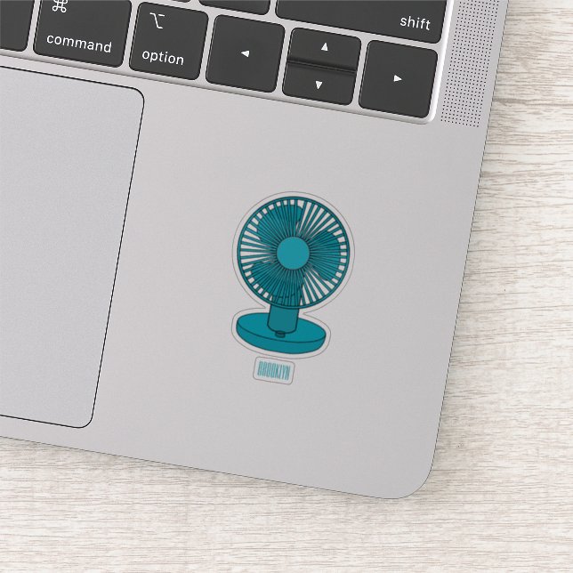 Adesivo Ilustração do desenho do ventilador (Detalhe)