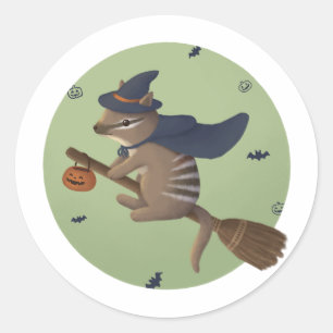 Adesivo Ilustração do Halloween: Número do Assistente