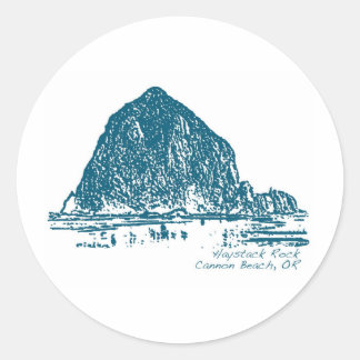 Adesivo Ilustração do Haystack Rock