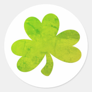 Adesivo Ilustração do Partido da Pintura Irlandesa Shamr