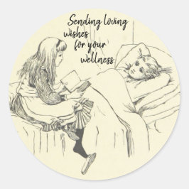 Adesivo Ilustração encantadora de crianças fica bem em bre