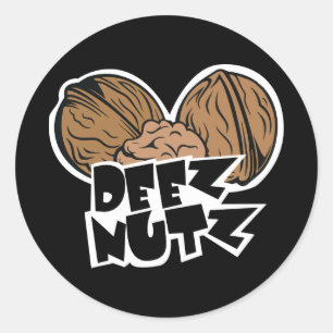 Adesivo Ilustração engraçada de Deez Nutz