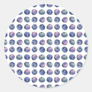 Adesivo Ilustração geométrica da aguarela da fruta do