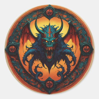 Adesivo Ilustrar um emblema poderoso de exportação