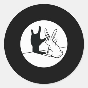 Adesivo Ily Rabbit Gestualização em Língua de Sinais Ameri
