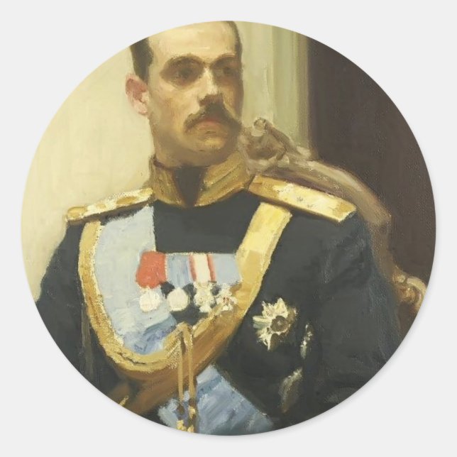Adesivo Ilya Repin-Retrait, membro do Conselho de Estado (Frente)