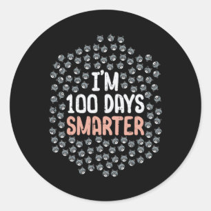 Adesivo Im 100 Dias Mais Inteligentes 100º Dia De Gato De 