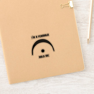 Adesivo "I'm a Fermata, Hold Me" transparent sticker