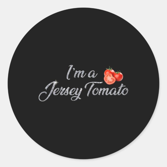 Adesivo I'm A Jersey Tomato, New Jersey, Garden State, Jer (Frente)