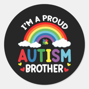 Adesivo I'm A Proud Autism Brother Autism Awareness Month