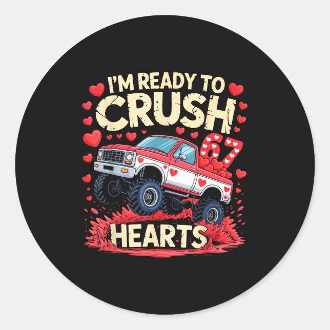 Adesivo I'm Ready To Crush 67 Hearts Truck Funny 6 7 Valen (Frente)