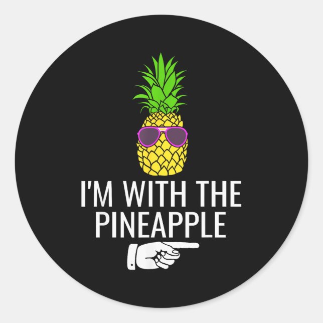 Adesivo I'm With Ne Shirt Funny Ne Halloween Costume  (Frente)