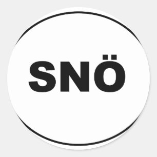 Adesivo Ímã do refrigerador de SNÖ