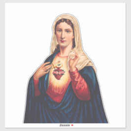 Adesivo Imaculado Coração da Virgem Maria