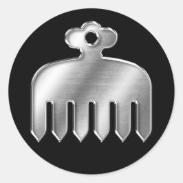 Adesivo Imagawa Clan Kamon Silver Chrome