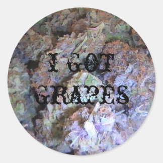 Adesivo Imagem 005, tenho uvas