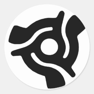 Adesivo Imagem central do registro retrorreflector LP 45s