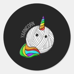 Adesivo Imagem de Arte em Arte Engraçado - Yarn Horn Croch