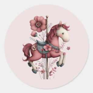 Adesivo Imagem de Cavalo de Carrossel Caprichoso