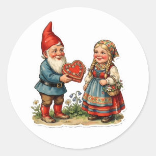 Adesivo Imagem de Céramica Antiga - GNOMOS DE JARDIM 42