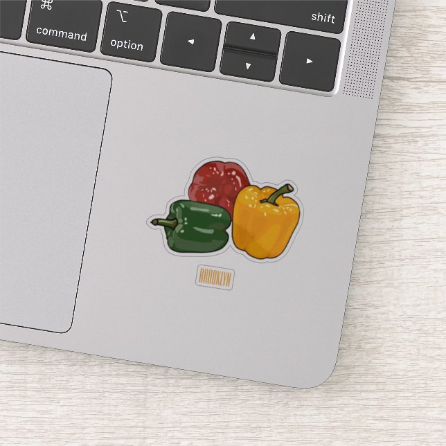 Adesivo Imagem de desenho em Capsicum (Detalhe)