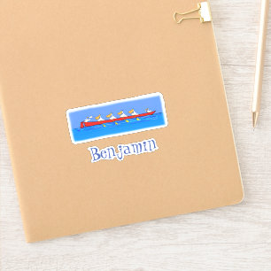 Adesivo Imagem de desenhos animados de pelicanos engraçad