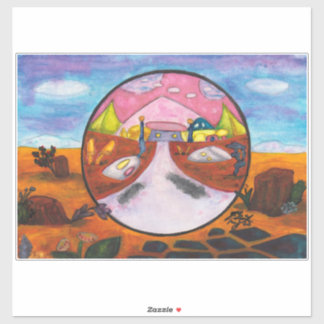 Adesivo Imagem de Imagem de Pintura em Água